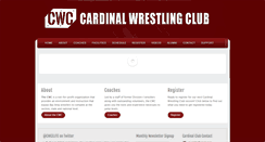 Desktop Screenshot of cardinalwrestlingclub.com